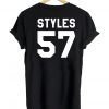 harry styles 57 black tshirt