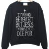 i may not be perfect sweatshirt