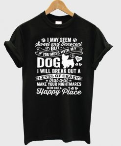 i may seem tshirt black