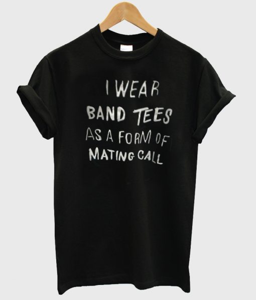 i wear band tees