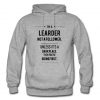 im learder hoodie