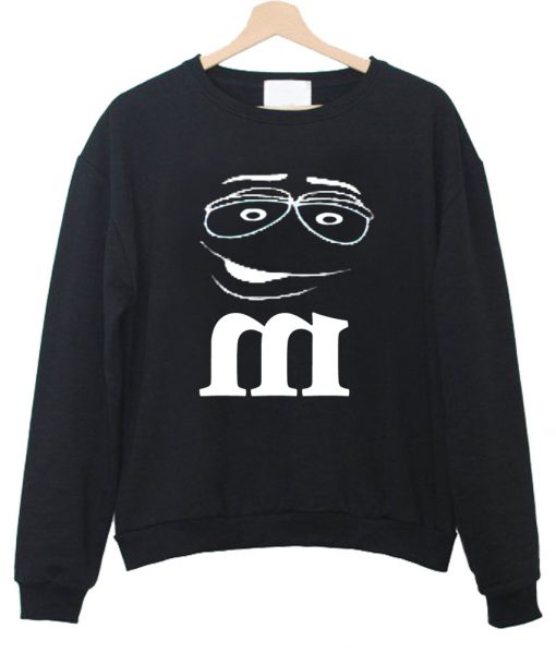 m&m sweatshirt black