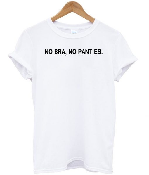 no bra tshirt WHITE