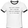 play with fairies ringer shirt