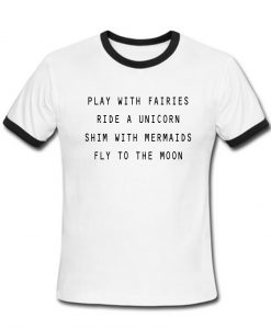 play with fairies ringer shirt