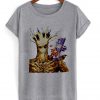 rocket raccoon comic tshirt grey