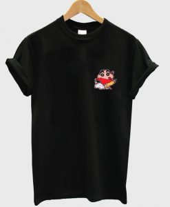 shinchan tshirt black