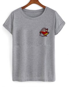 shinchan tshirt grey