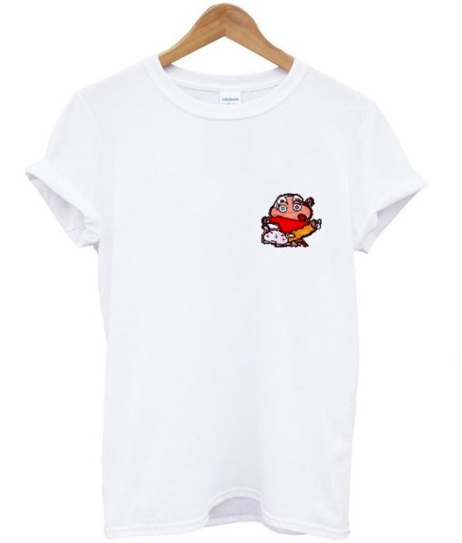 shinchan tshirt white