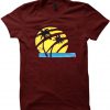 the last of us maroon tshirt