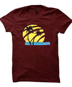 the last of us maroon tshirt