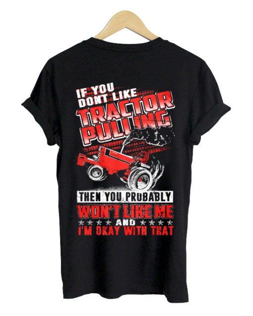 tracktor pulling tshirt back