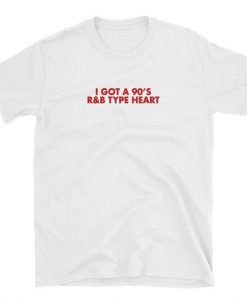 90's R&B Type Heart T-Shirt