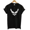 Air force racerback front tshirt