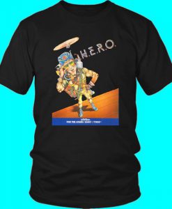 Atari 2600 H.E.R.O. HERO Vintage Video Game Box Art Unisex T-Shirt