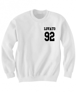 DEMI LOVATO SWEATSHIRT DEMI LOVATO JERSEY SHIRT DEMI LOVATO