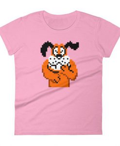 Duck Hunt Dog Laughing NES Retro Vintage Video Game Women's short sleeve t-shirt