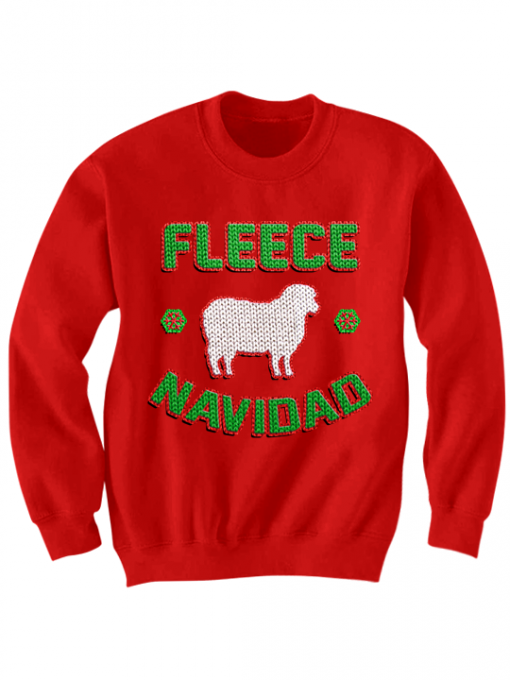 FLEECE NAVIDAD CHRISTMAS SWEATER MERRY CHRISTMAS FUNNY SHIRTS BIRTHDAY GIFTS CHRISTMAS GIFTS