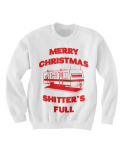 FUNNY CHRISTMAS SWEATER SHITTER'S FULL SWEATER