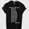 GIRLS LIKE ME T shirt