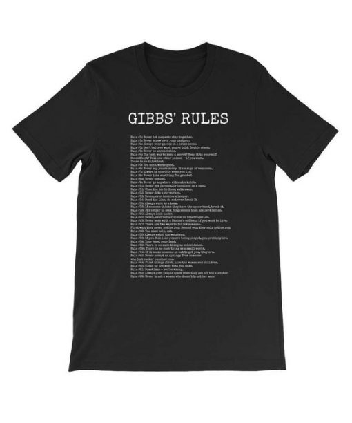 Gibbs' rules T Shirt