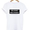 Girls Do Not Dress For Boys T shirt