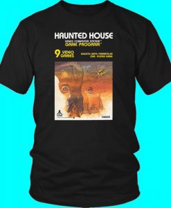 Haunted House Atari 2600 Retro Vintage Video Game Box Art Unisex T-Shirt