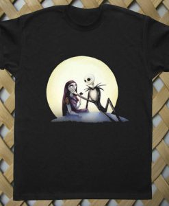 Jack and Sally nightmare before christmas T shirt