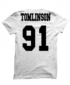 LOUIS TOMLINSON BACK T-SHIRT