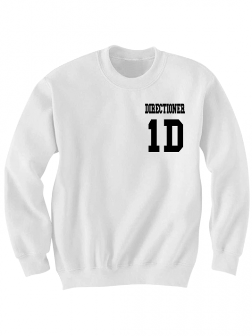 ONE DIRECTION SWEATSHIRT DIRECTIONER JERSEY SHIRT