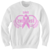 SAVE 2ND BASE SWEATSHIRT BREAST CANCER SHIRTS