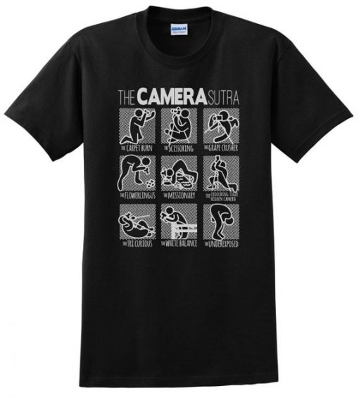 The CAMERA Sutra Photographer Comedy T-Shirt