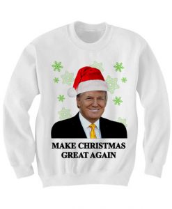 UGLY CHRISTMAS SWEATER MAKE CHRISTMAS GREAT AGAIN SWEATER DONALD TRUMP SHIRT FUNNY SHIRTS CHRISTMAS GIFTS WOMENS MENS