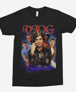 Vlog Squad 90s Vintage Black T-Shirt