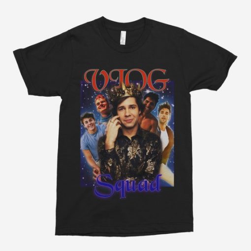 Vlog Squad 90s Vintage Black T-Shirt