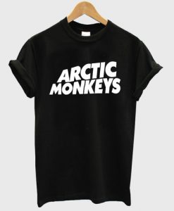 artic monkeys tshirt black