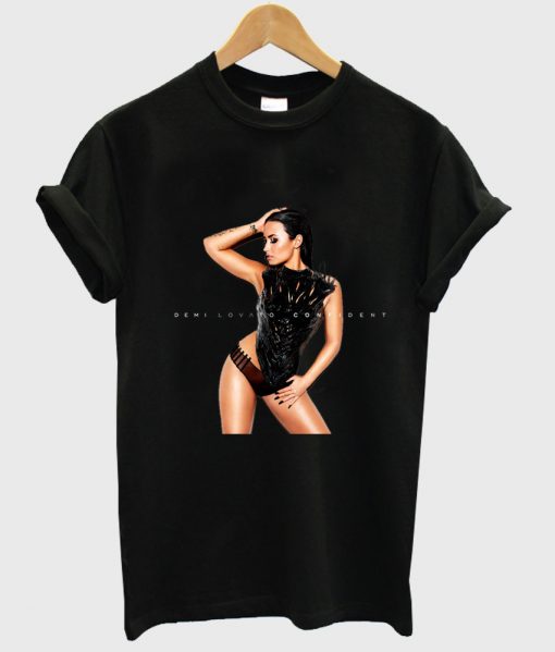 demi lovato confident shirt black