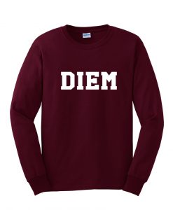 diem maroon sweatshirt