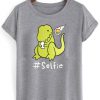 dino selfie tshirt