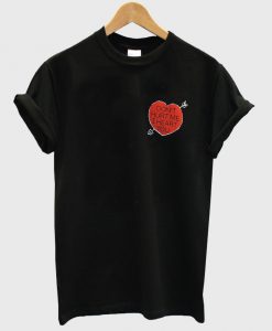 don't hurt me i heart you shirt black