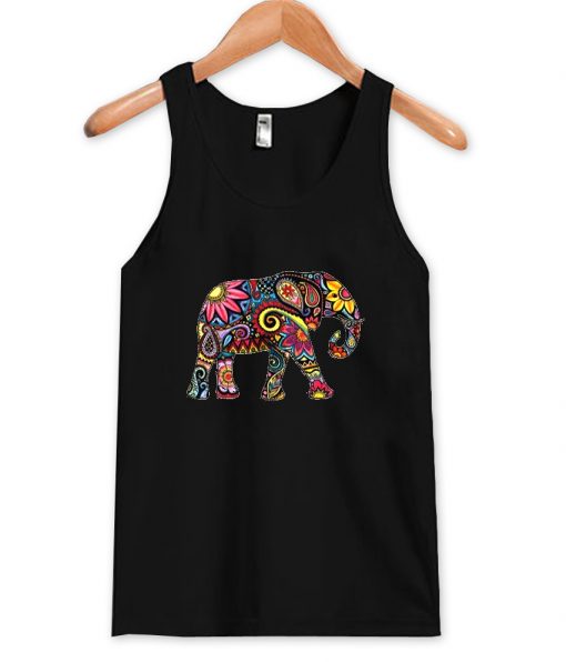 elephant mozaic tanktop