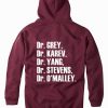 grey's anatomy hoodie back