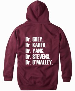 grey's anatomy hoodie back