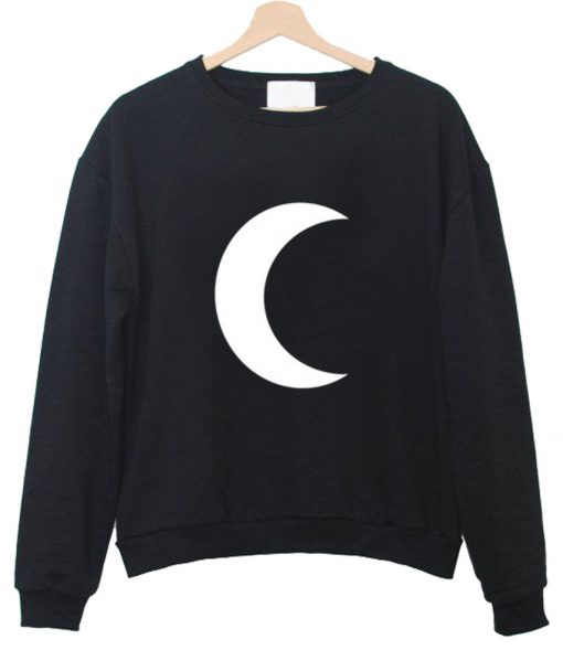 half moon sweatshirt