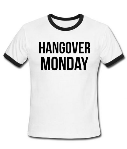 hangover monday ringer shirt