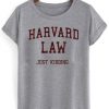 harvard law tshirt