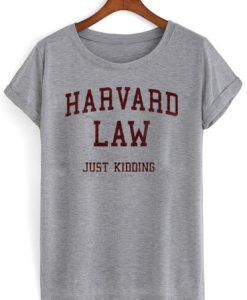 harvard law tshirt