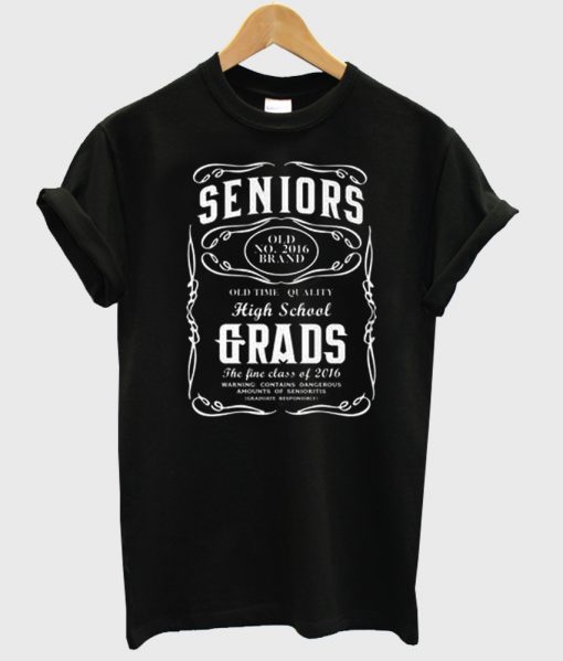 jack daniels seniors grads tshirt