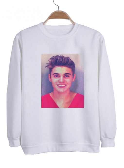 juston bieber mugshot sweatshirt