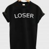 loser tshirt black